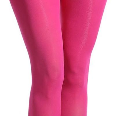 80 Denier Microfibre Tights for Women Soft Semi Opaque Solid Color High Waist Fo