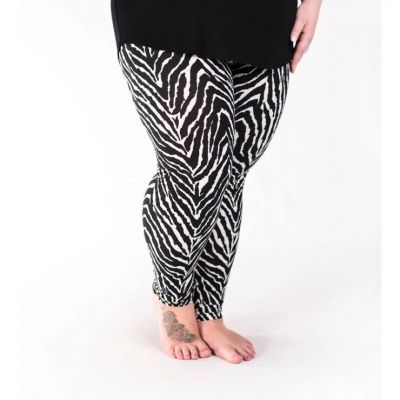 Sweetlegs Zebra Leggings Plus Size PLUS2