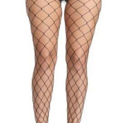 Fishnet Tights for Women's High One Size Fishnet Stockings Black - Xlarge Mesh