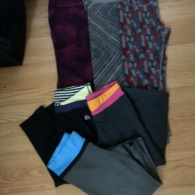 Bundle x 6 Leggings Fabletics RBX Rebook Old Navy Activewear Workout  Small