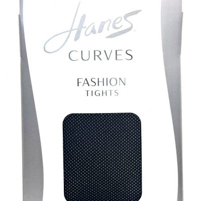Hanes Curves Fishnet Womens Fashion Tights, Size 1X/2X, BLACK FISHNET - (HSP007)