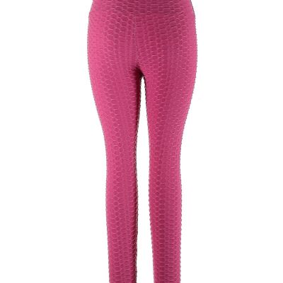 Doublju Women Pink Leggings L