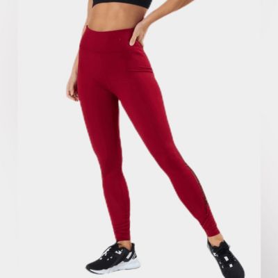 NWT PUMA Women’s Red Train First Mile Full Tight Legging Logo on Leg- Size Small