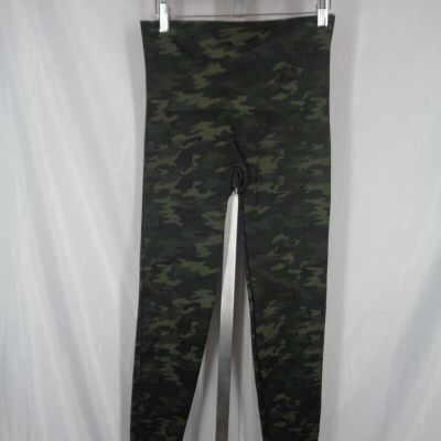 Spanx Leggings XL Camo Green Stretch