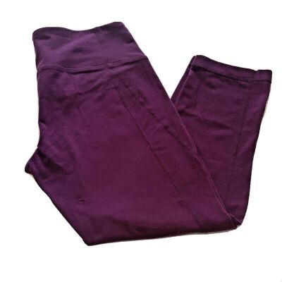 Athleta Leggings Women Size ST Capri Pink/Purple Athletic Performance Stretch