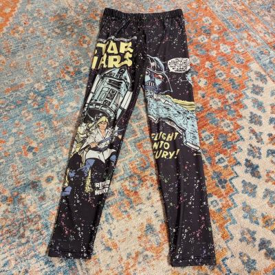 Mighty Fine Star Wars Vintage Comic Print Leggings Women's Medium Darth Vader