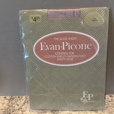 Vintage, Evan Picone control top pantyhose, opal, medium
