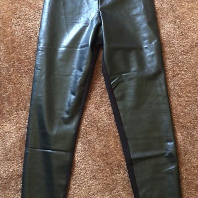 Old Navy Faux Leather Leggings Women's Size S Small Black New