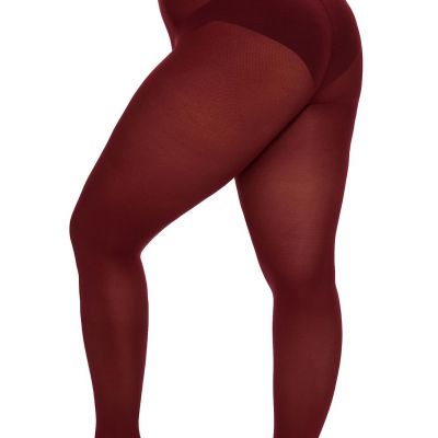 Plus Size Tights for Women 80D Soft Solid Color Semi Opaque Pantyhose High Wa...