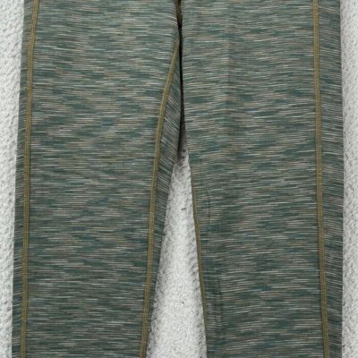 Athleta Pants Womens XS Green Heather Leggings Cropped Pull On Stretch Workout