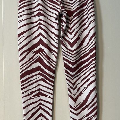 Alabama Leggings, Zebra Print, Size Small