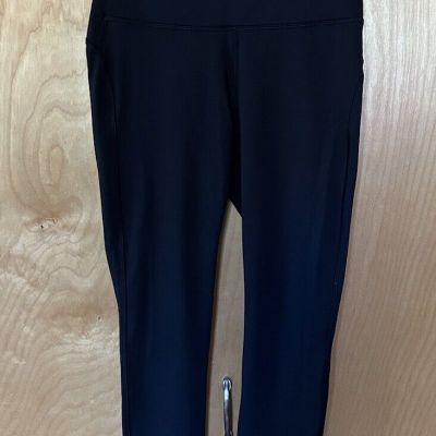 ALL-IN-MOTION Black Leggings ~ Comfort Yoga Workout ~ Women Sz Med FREE SHIPPING