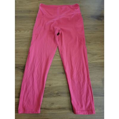 Gottex Workout Leggings with Pockets Pink Size Small