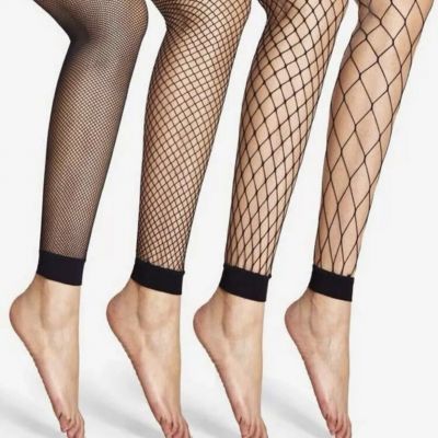 4 Pair Footless Fishnets