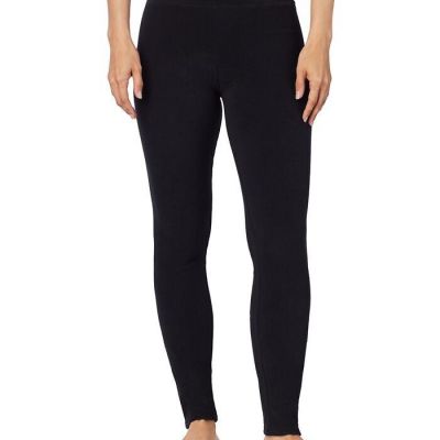 Cuddl Duds Womens Size XS Soft Fleecewear with Stretch Leggings In Black 2248