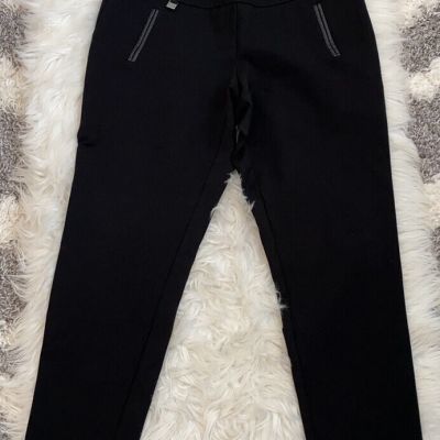 up! Black Ponte Basic Slimming Leggings size 14