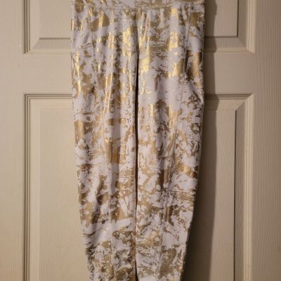 lilly pulitzer leggings Weekender High-rise Gold White Shoreline Foil small