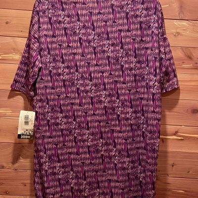 LuLaRoe Disney Irma Style Short Sleeve Shirt Size XS Cruella De Vil New W/ Tags