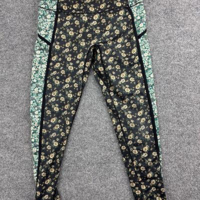 Free People X FP Movement Printed You're A Peach Leggings Women's XS Black