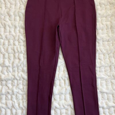 Seven7 Pull On Ponte Legging Wide Waistband Women’s Size XL Zinfandel High Rise