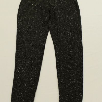 Kaffe Women's Pull On High Rise Jamal Leggings JB1 Black Glitter Medium NWT