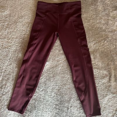 Threads 4 Thought ReActive Recycled Leggings Size Medium Workout Pockets