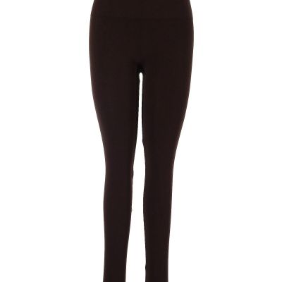 Elietian Women Brown Leggings One Size