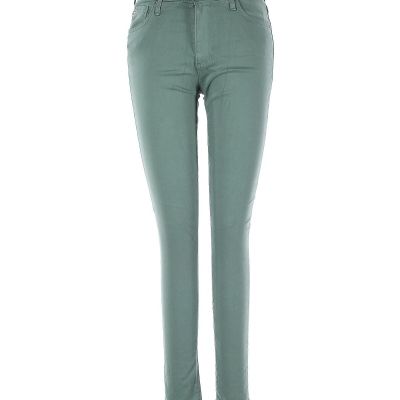 Adriano Goldschmied Women Green Jeggings 27W