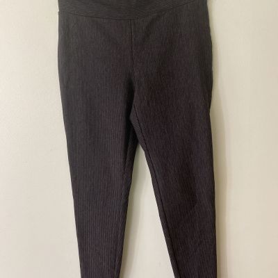 People Like Frank Gray Pinstripe Leggings Size 6