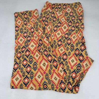 Lularoe Sz TC2 - 20-26 Leggings With Primitive Design  F