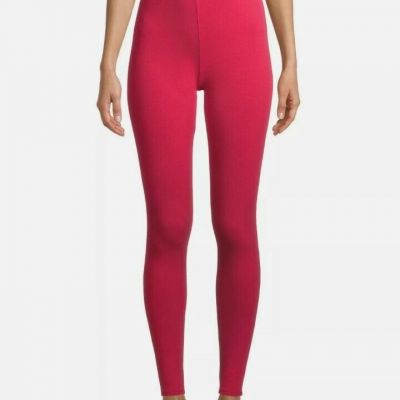 No Boundaries Juniors' Ankle Leggings Solid Pink Size 3XL (21)