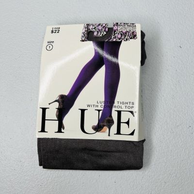 HUE 1 Pair Seal Women's Luster Control Top Tights Size 1