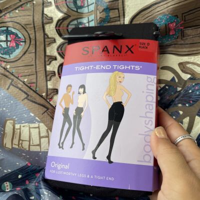 SPANX  Original Tight-End Tights, Size D Black ; NIP! H04