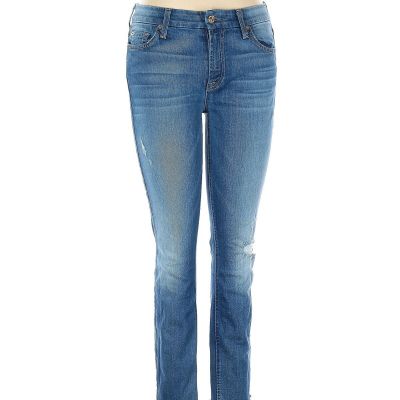 7 For All Mankind Women Blue Jeggings 28W