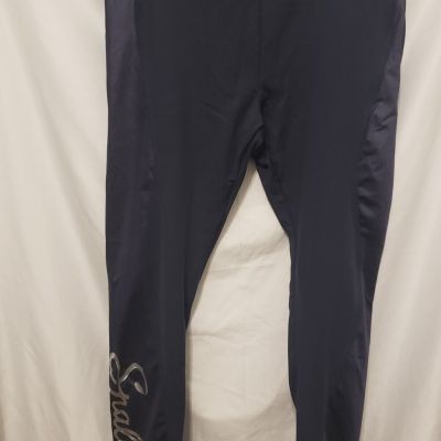 SPALDING Leggings Women XL Navy Blazer Pull On Ankle Length Yoga Athletic