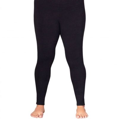 On The Plus Side plus size leggings in Black - size 4X (30W-32W)