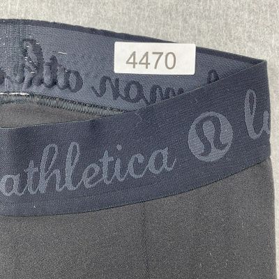 Lululemon Athletica Compression Seamless Leggings Womens *2 Black Logo Waistband