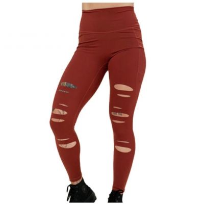 CVG Tear It Up Leggings Womens Medium Cinnamon Work Out Gym New