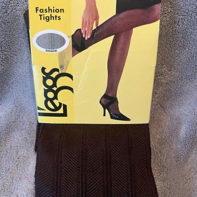 LEGGS 2008 Fashion Tights / HERRINGBONE Brown / Size B - #01304