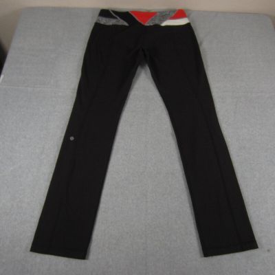 Lululemon Skinny Groove Pant Size 12 Black Full On Luon Yoga