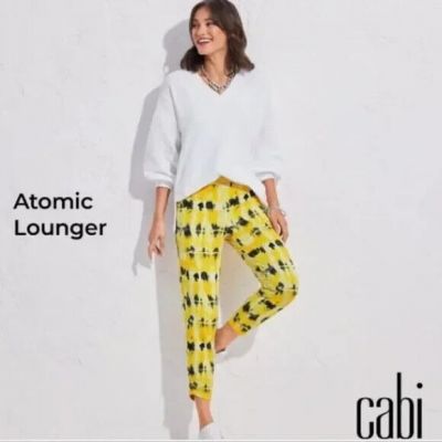 Cabi Atomic Lounger. Tye-dye yellow & black. Size S NWOT $125