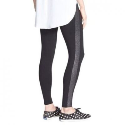 Kate Spade Sparkle Tuxedo Legging Black S/M