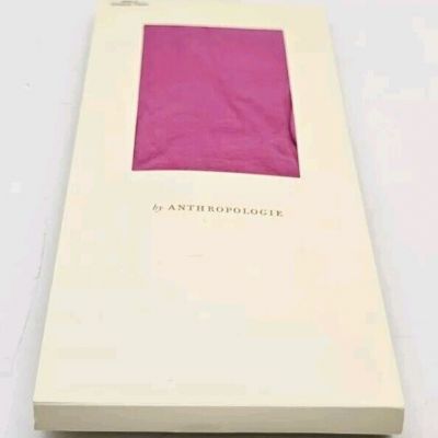 Anthropologie Pink Opaque Tights Size Small