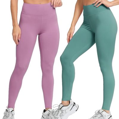 Natural Feelings Women's Multicolor 4 Pack Set Of Legging's Sz Extra Large