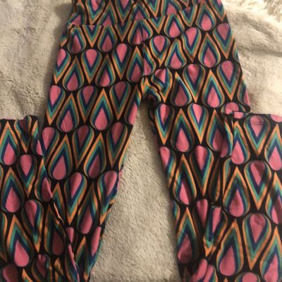 LuLaRoe OS Leggings Pants Pajamas Waist 24” inseam 25” New Comfort Stretch