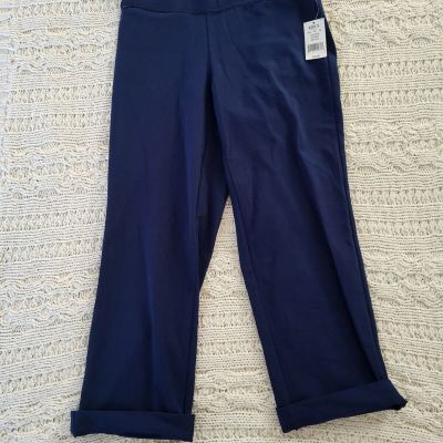 NWT Lands End Starfish Legging Navy Blue Size MEDIUM