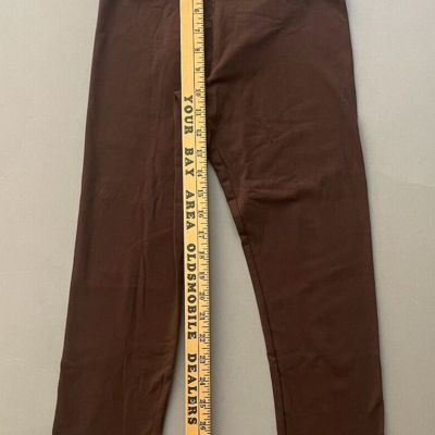 Old Navy High Rise Chocolate Brown Cropped Leggings Size XZ NWT