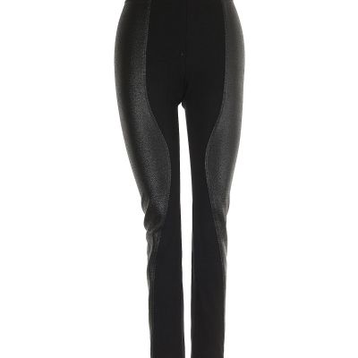 BCBGMAXAZRIA Women Black Leggings XXS