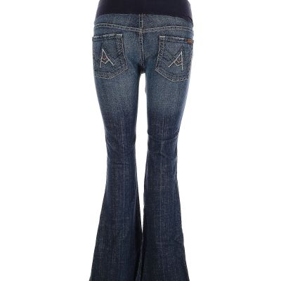 7 For All Mankind Women Blue Jeggings 28W