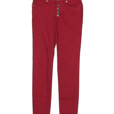 Free People Women Red Jeggings 24W